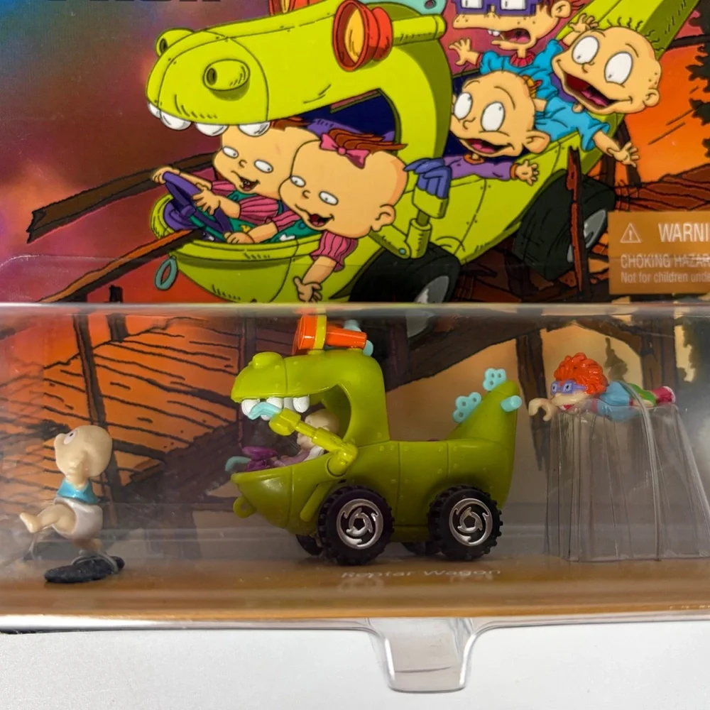 VTG NWT‎ 1998 Rugrats Movie Reptar Wagon Hot Wheels Action Pack Road Adventure